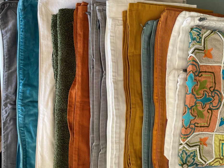 Capas de almofadas e Enchimento