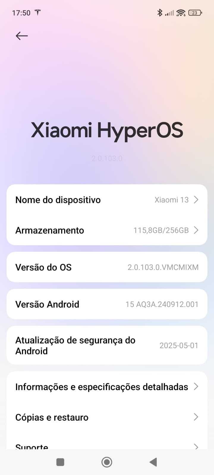 Xiaomi 13 256gb como novo