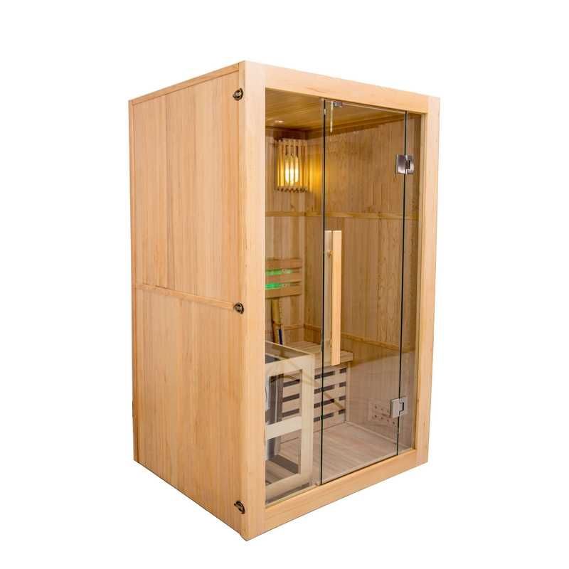 Sauna domowa sucha + panele solne z piecem GN-EA2 120x105x200cm