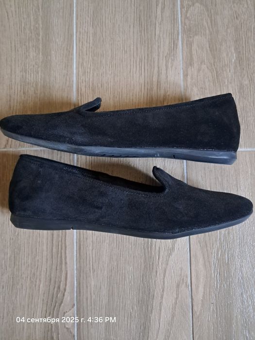 Туфлі 42 28 см мокасіни лофери замша