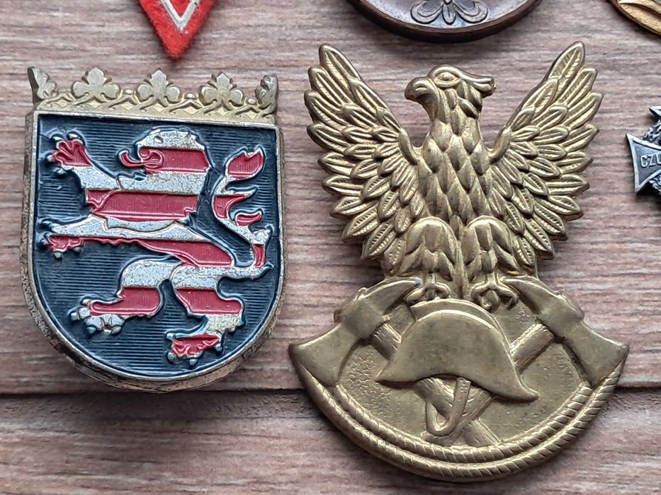 Zeztaw starych medali odznak ciekawe