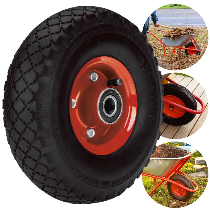 Koło do taczki lub wózka 300-4 dętkowe - nowe - odbiór Bytom