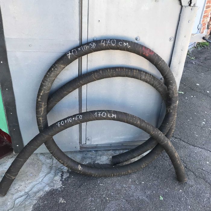 Дюритовый шланг (рукав) D =70см.  L= 6,4 метра.