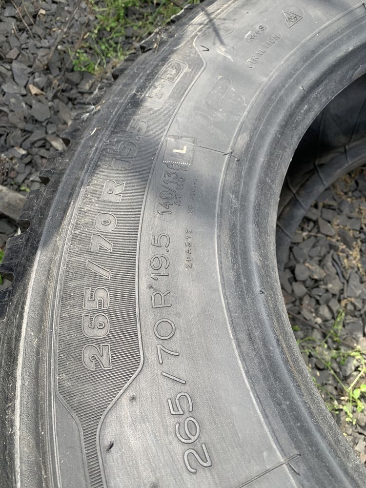 (4шт) нові 265/70R19.5 Наварка на Michelin i Pirelli тяга