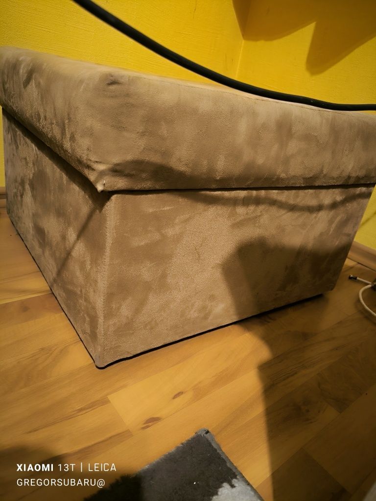 Duża pufa podnóżek 60x60 robiona na zamówienie