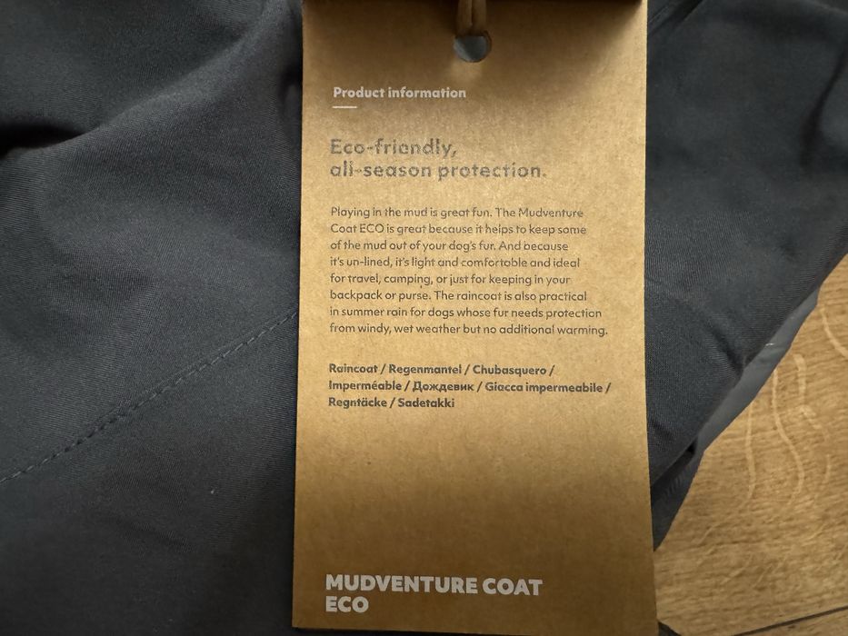 Hurtta mudventure kurtka przeciwdeszczowa dla psa