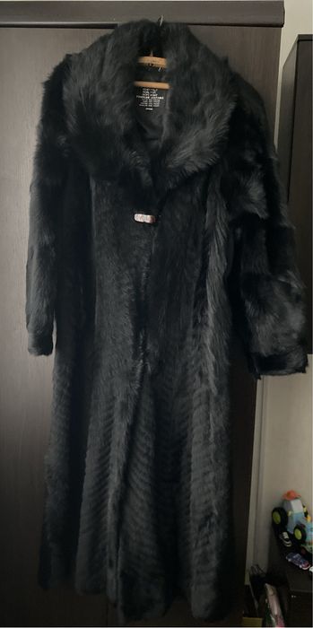 Шуба/віскоза/чорна