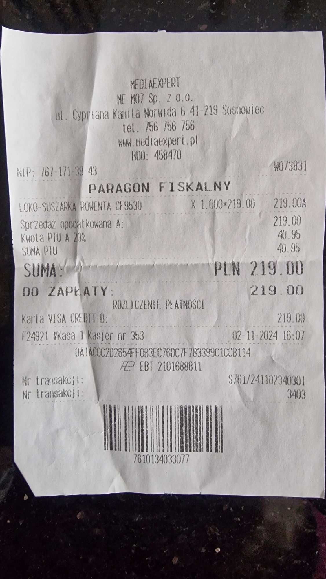 Lokówko suszarka Rowenta