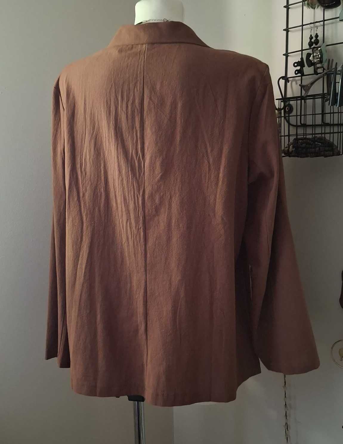 Nowa bawełniana marynarka, rozm L, Oversize