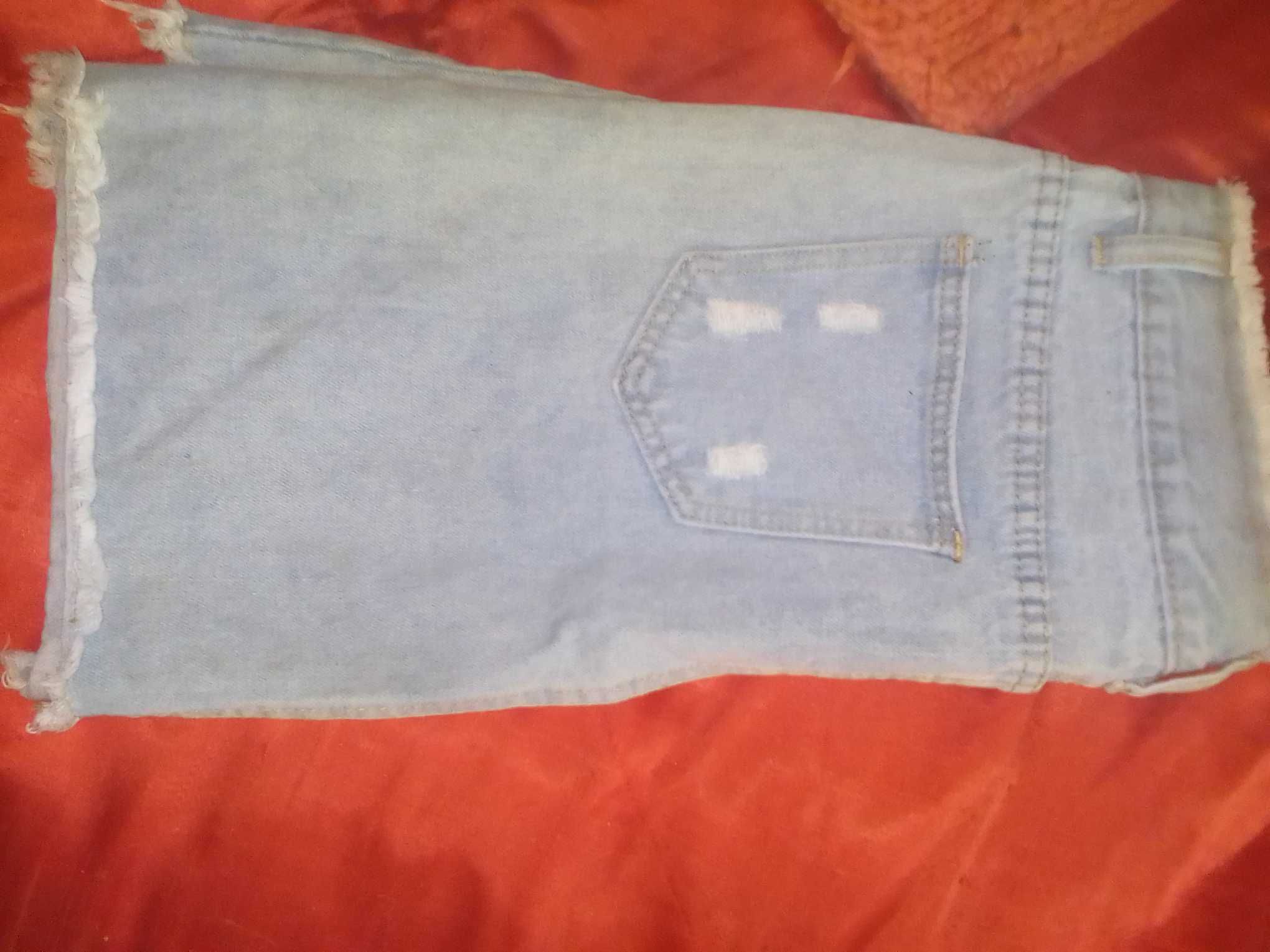 Юбка джинсовая,стильная,размер-с-м