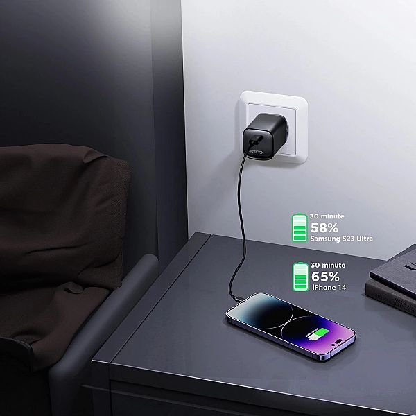 Ładowarka sieciowa Joyroom JR-TCF07EU Speed Series 30W USB-C PD/QC/AFC