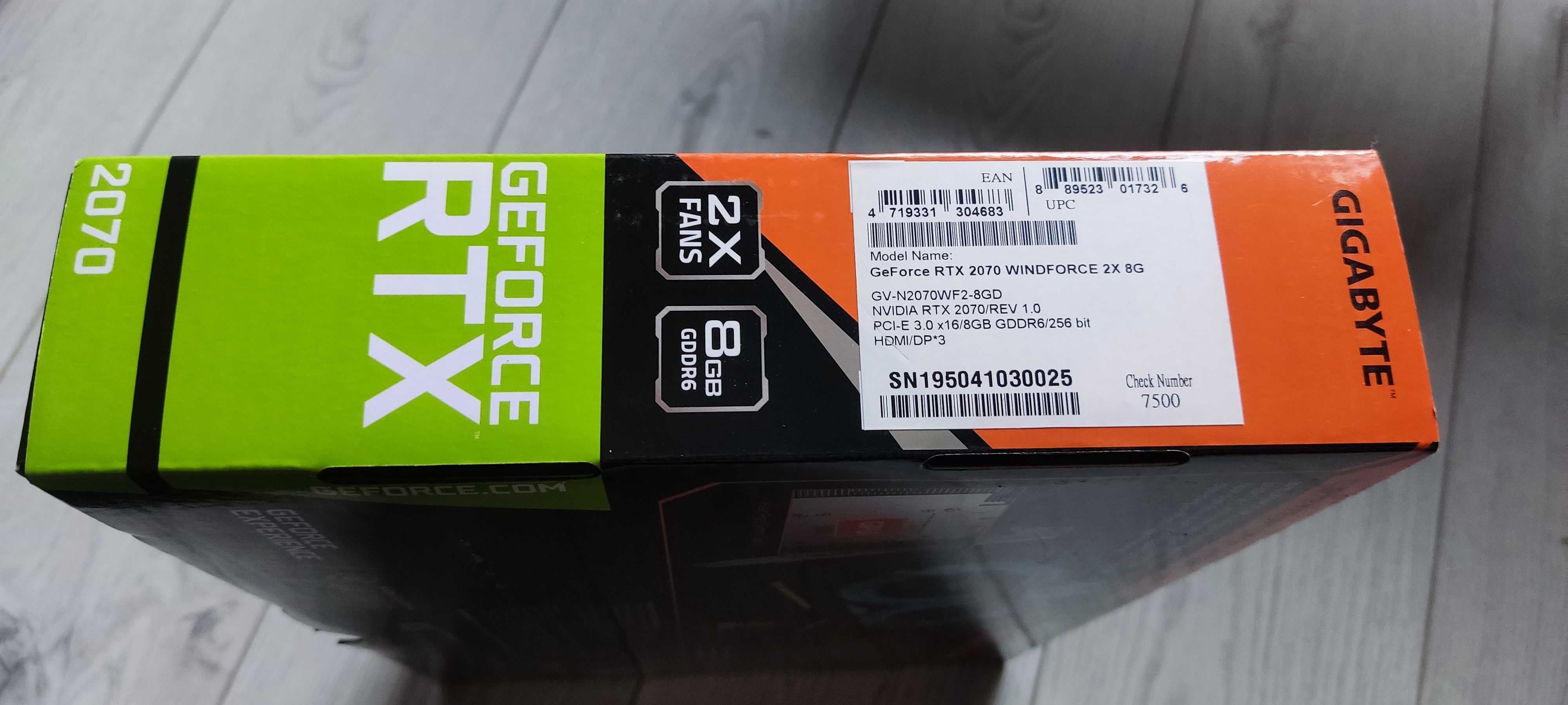 Gigabyte GeForce RTX 2070 WINDFORCE 2X 8 GB