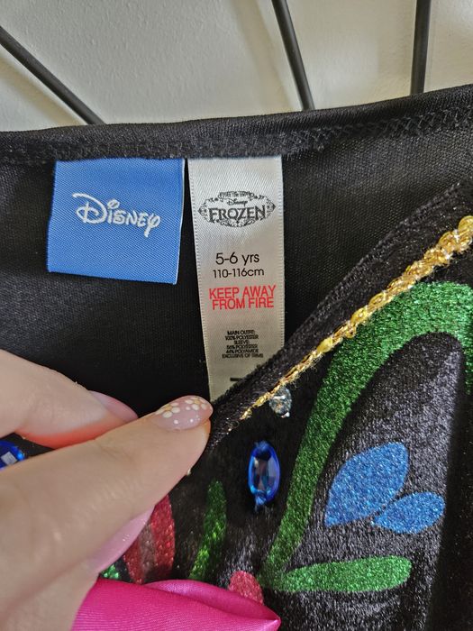 Sukienka Anny Kraina Lodu strój karnawałowy