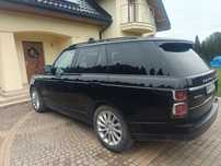 Land Rover Range Rover Piekny czarny Range Rover Vogue
