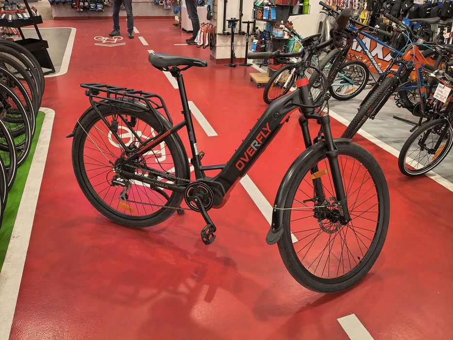 Rower elektryczny Overfly Muse Plus - bateria Panasonic, zasięg 80 km