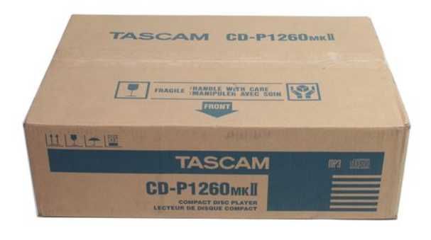 2 Leitores CD's TASCAM CD-P1260MKII