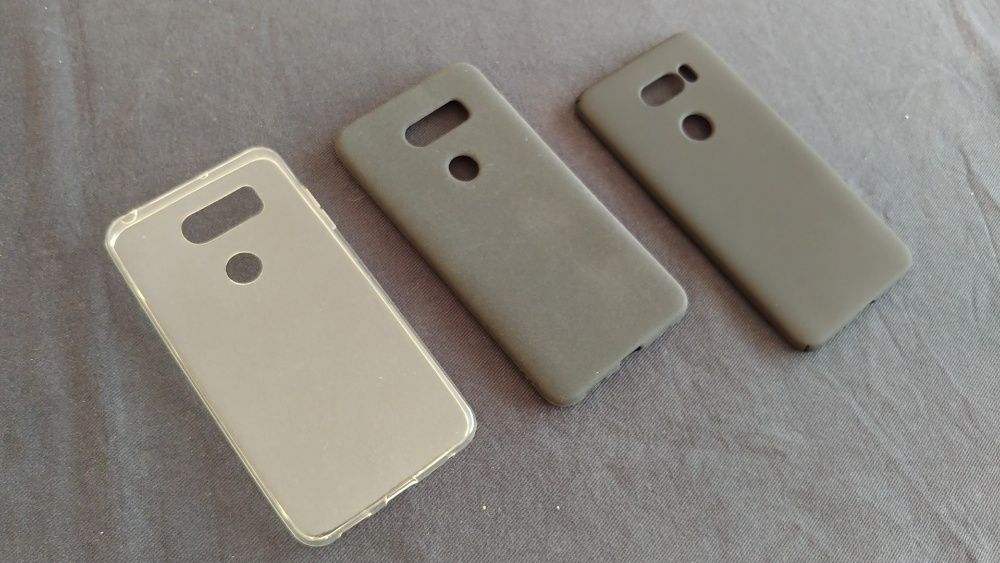 Novo Conjunto 3 capas silicone para LG V30