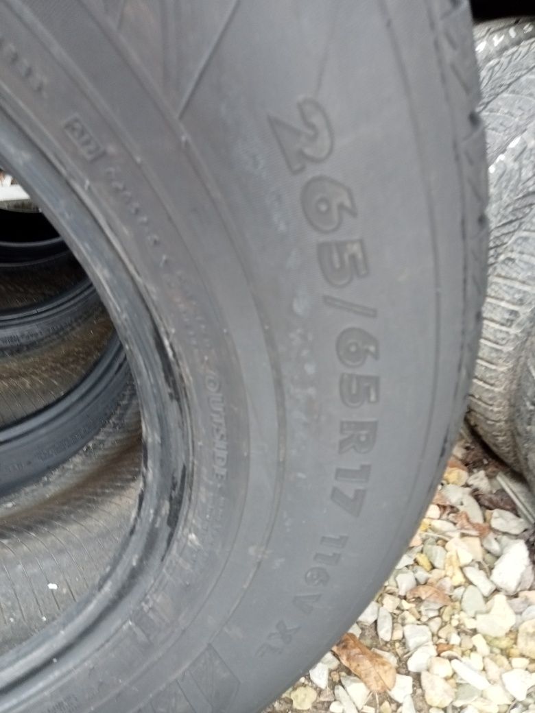 4x Opony Używane Całoroczne 265/65R17 Nokian