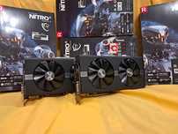 Видеокарта б\у SAPPHIRE NITRO+ RX570 4GB топ состояние и другие карты