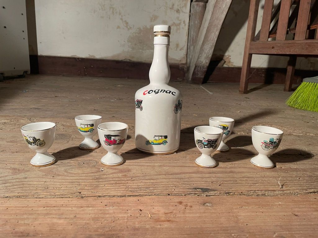 Serviço cognac louça