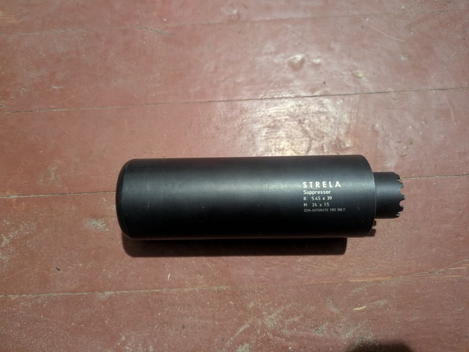 Глушник Стрела 5.45, рукоятка, ручка переносу вогню
