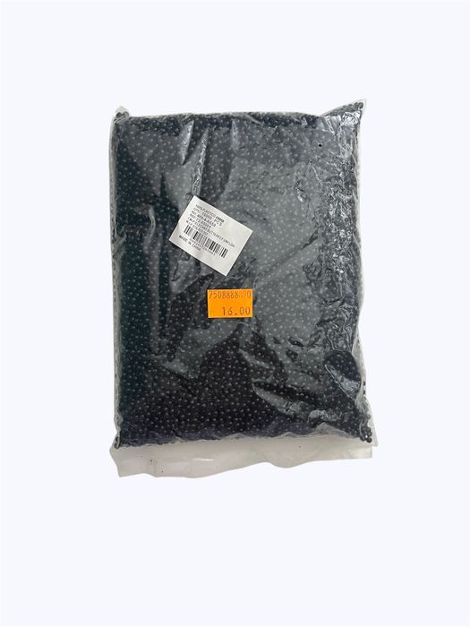 Saco de missangas pretas