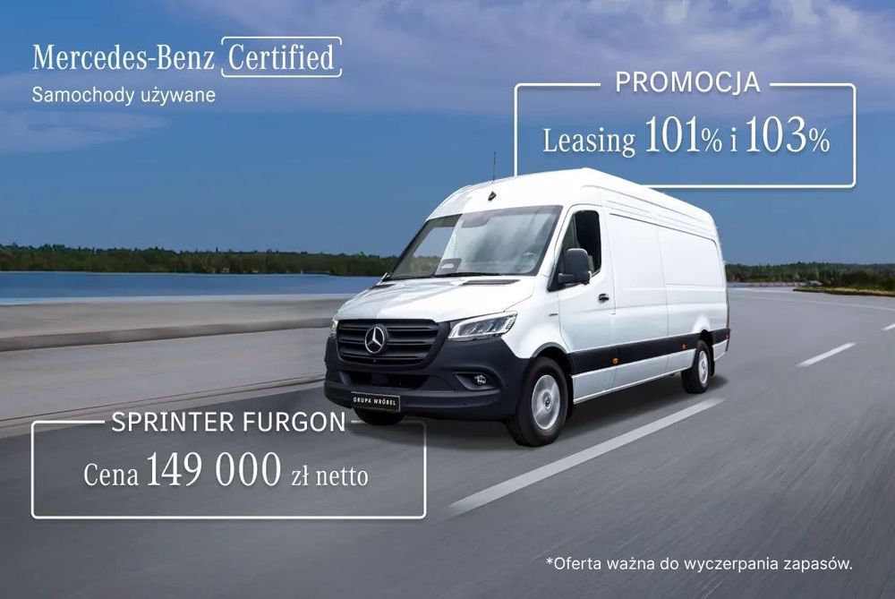 Mercedes-Benz Sprinter 317 L3H2 Automat  Kamera Cofania, Apple Car Play, L3H2