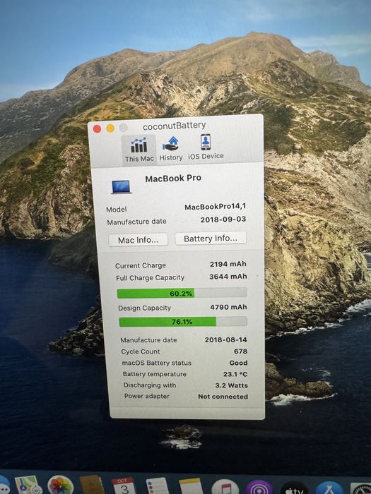 Macbook Pro A1708 512ssd i5