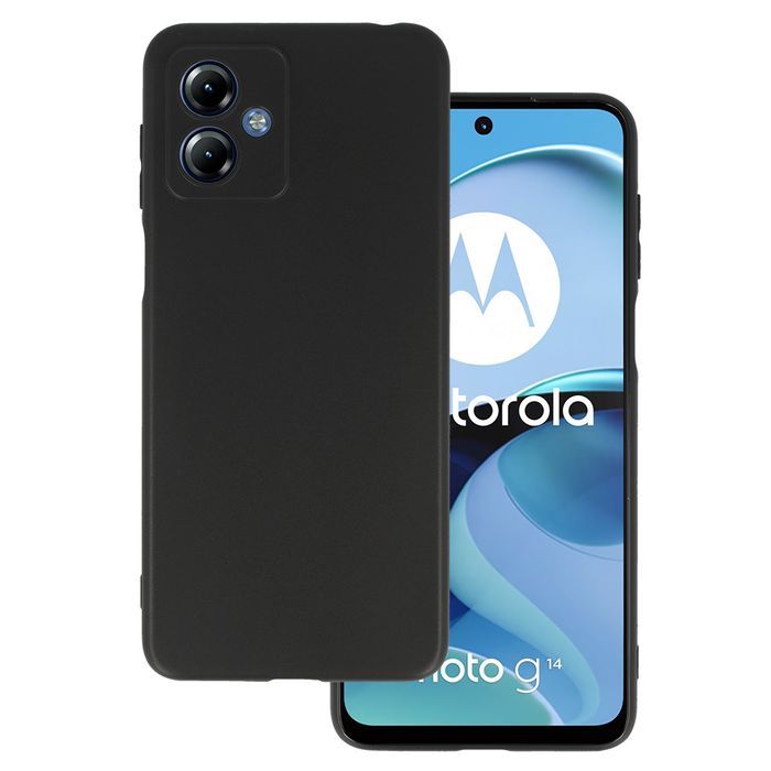 Back Case Matt Do Motorola Moto G14 Czarny