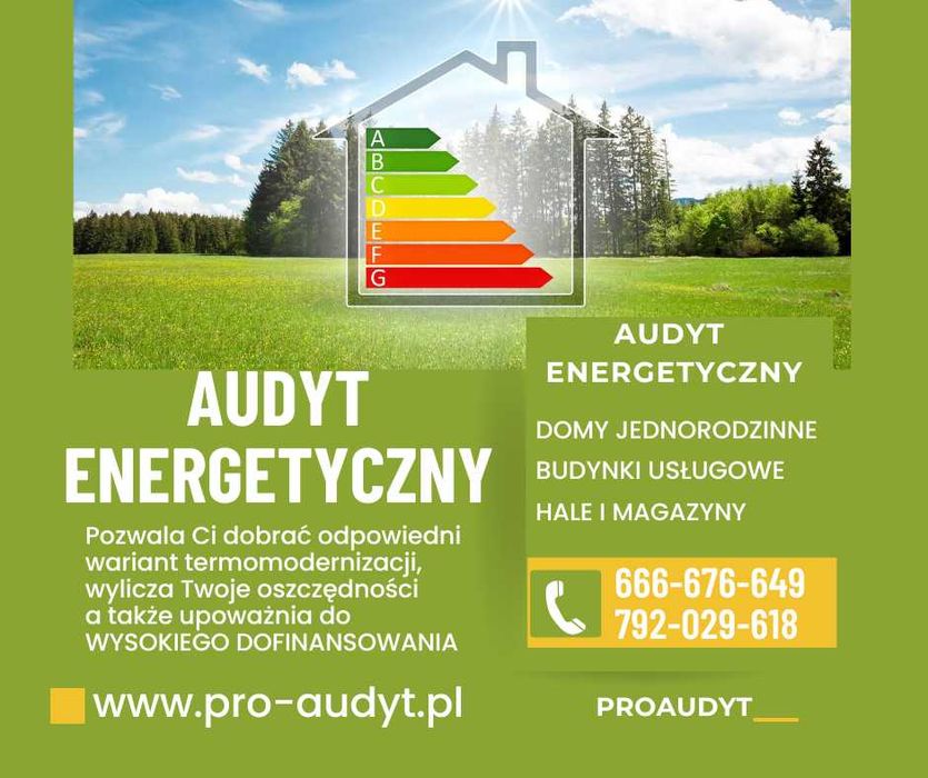 Audyty energetyczne Świadectwa energetyczne Program Czyste Powietrze