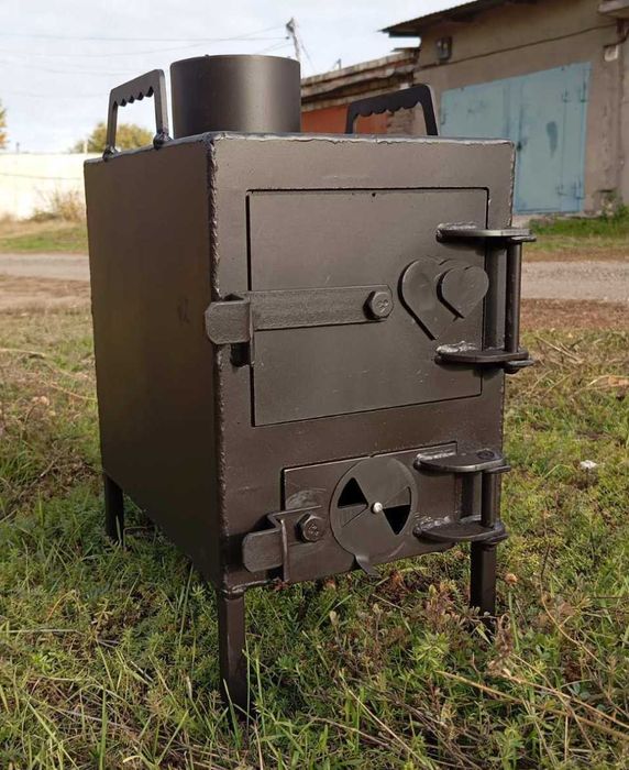 Блиндажная печка походная булерьян Окопна Буржуйка Пічка маленька піч