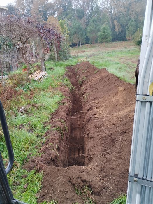 Escavações e limpezas