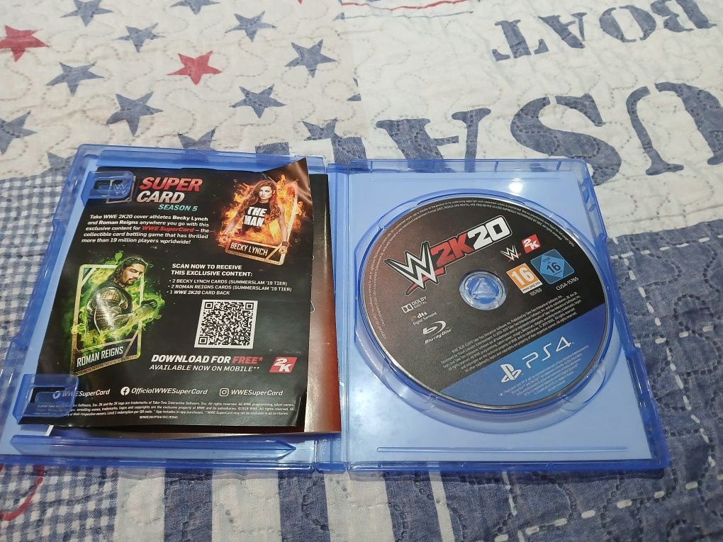 Jogos PS4 ( WWE 2K20, PES 2019]