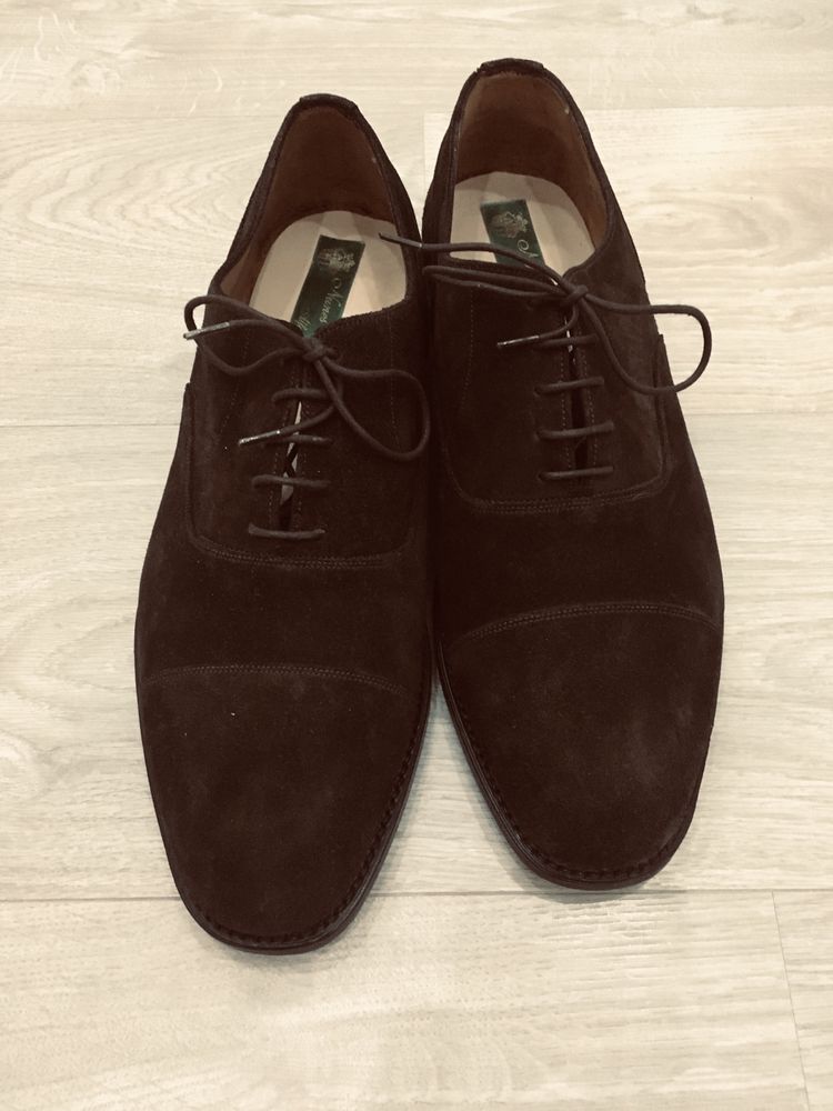 Sapatos oxford nubuck castanhos 44 novos