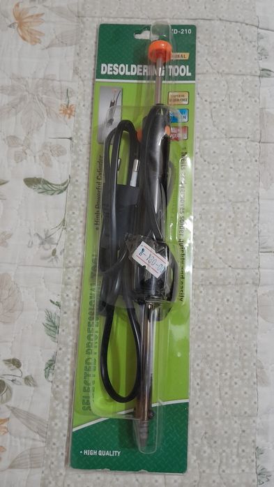 Оловоотсос ZD210 40W з пяльником 40W