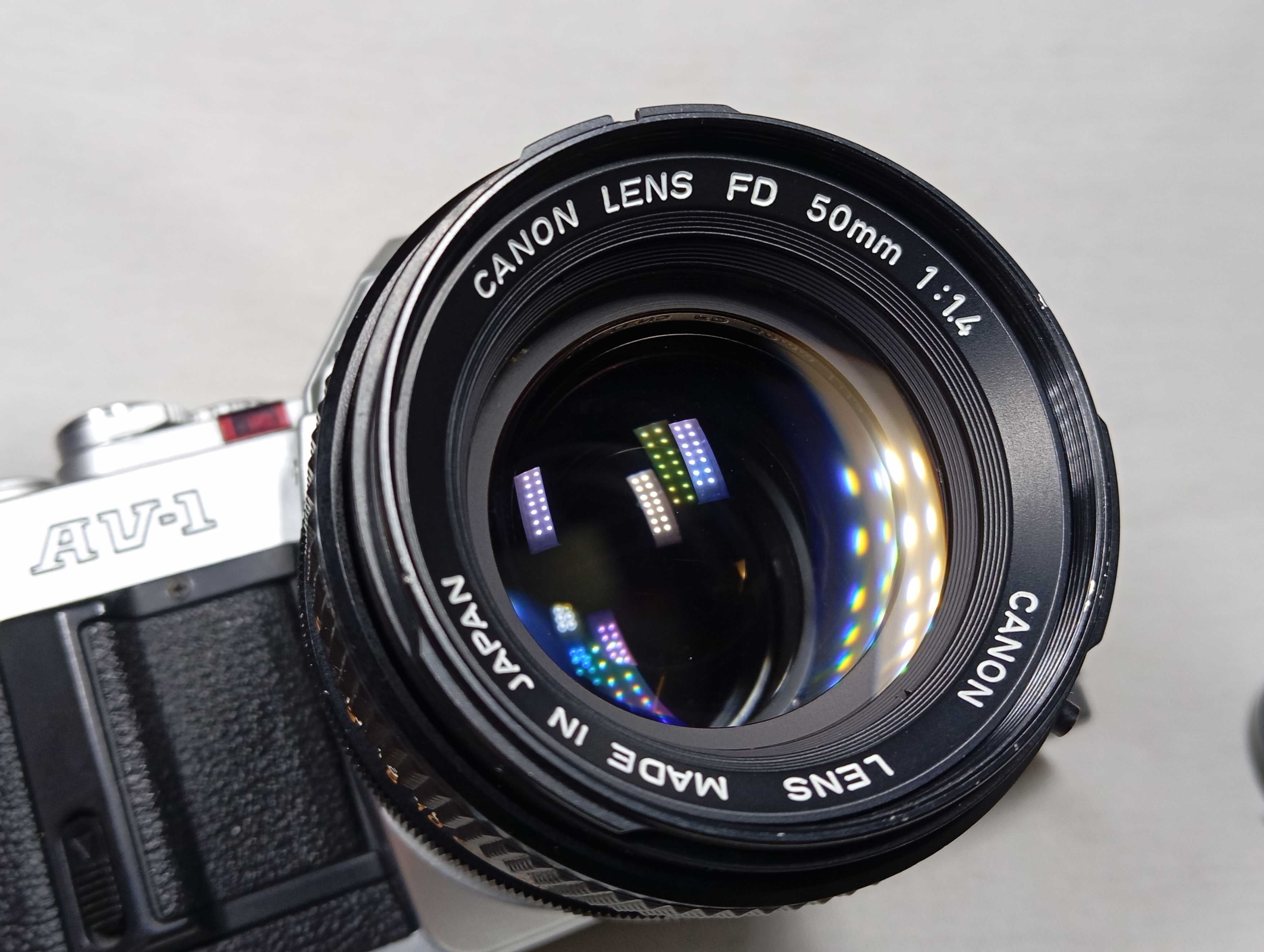 Canon AV-1 FD 50mm 1.4