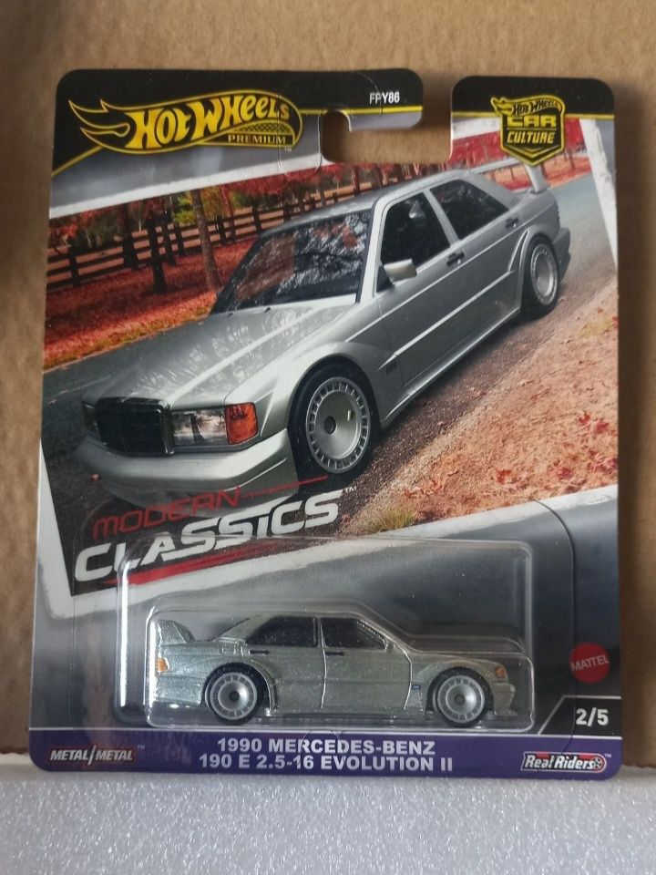 1990 mercedes-benz 190 E 2.5-16 evolution ll hot wheels rodas de borra