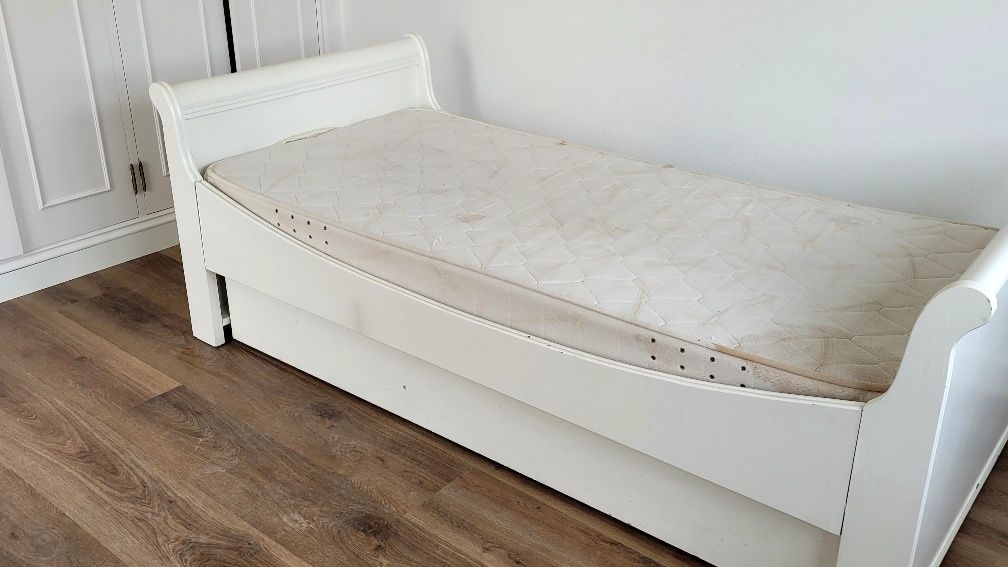 Cama solteiro com gavetão para 2a cama