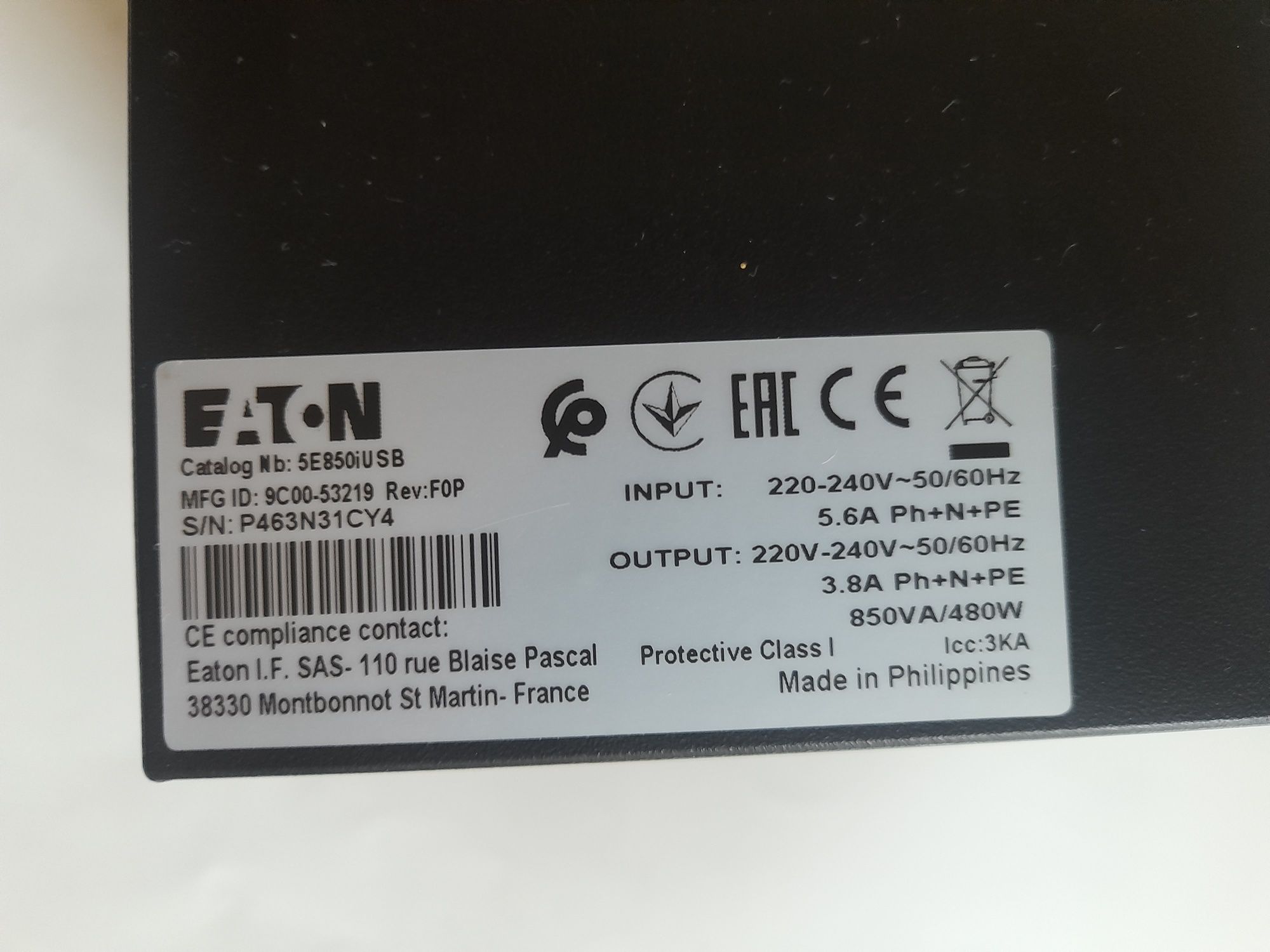 ДБЖ Eaton 5e 850i USB