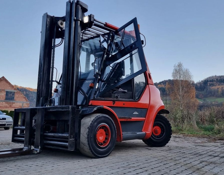 Linde H60D Wózek Widłowy 6 ton Udzwig. Silnik DEUTZ Turbo 6 cylindrów. 2x Posuw wideł Hydr. niski przebieg 6326h. Import Norwegia! Zero luzów i wycieków Jazda Hydrostatic. Stan Perfekcyjny! DIESEL  Wersja Norweska + grzanie bloku Maszyna zadbana Pneumatyc