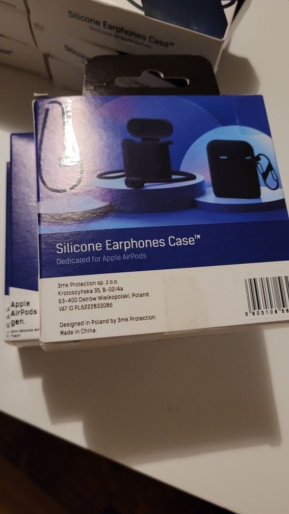 Etui na słuchawki 3MK silicone Airpods case 3rd gen. Czarne