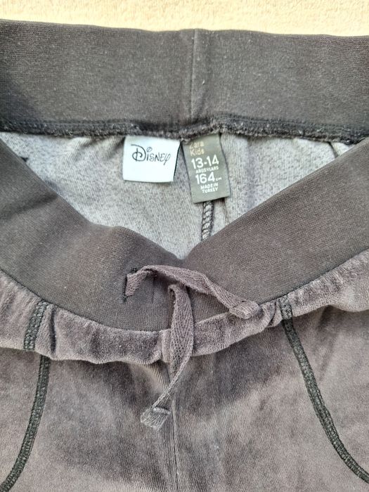 Spodnie welurowe dziewczęce Zara r. 164 stan BDB