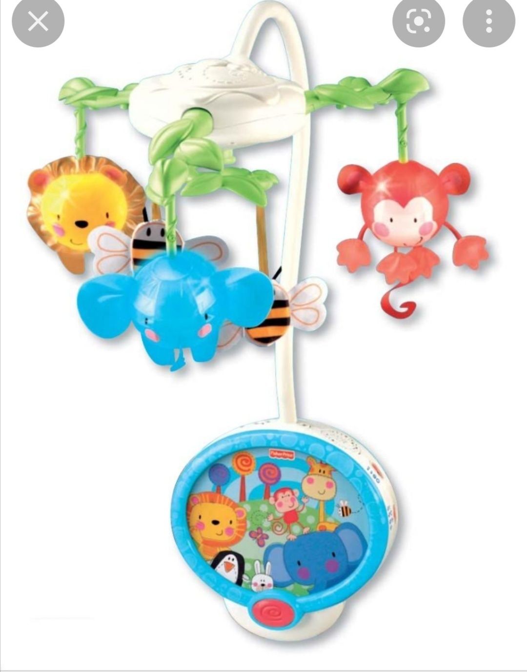 Karuzela z projektorem i pilotem , Fisher Price, stan bdb