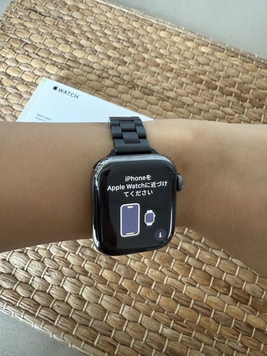 Apple Watch 8 Graphite Steel case Cellular 41mm + 2 braceletes