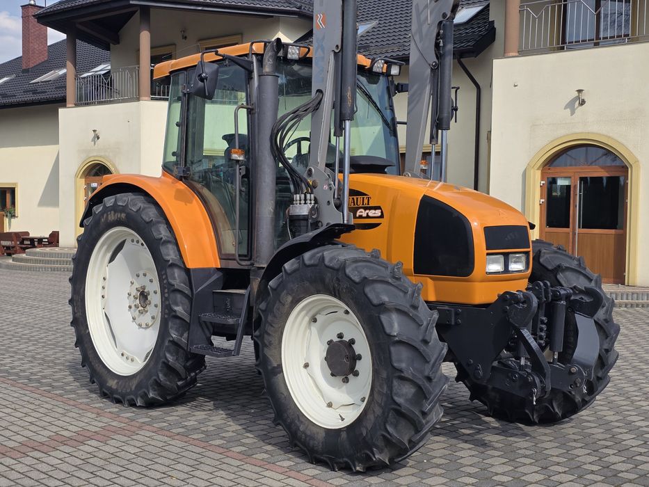 Ciagnik RENAULT ARES 566 BIEGI PEŁZAJĄCE TUR TUZ 4X4 stan b.dobr claas