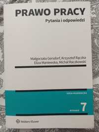 Książka Prawo pracy pytania i odpowiedzi M. Gersdorf