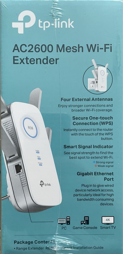 Wzmacniacz sygnału Wi-Fi TP-Link RE650 AC2600