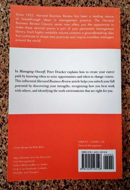 Managing Oneself (Harvard Business Review Classics)
