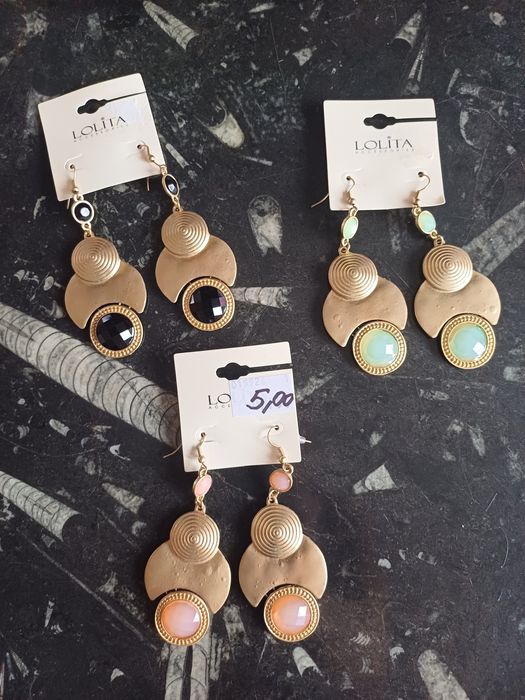 Unikatowe kolczyki - zestaw