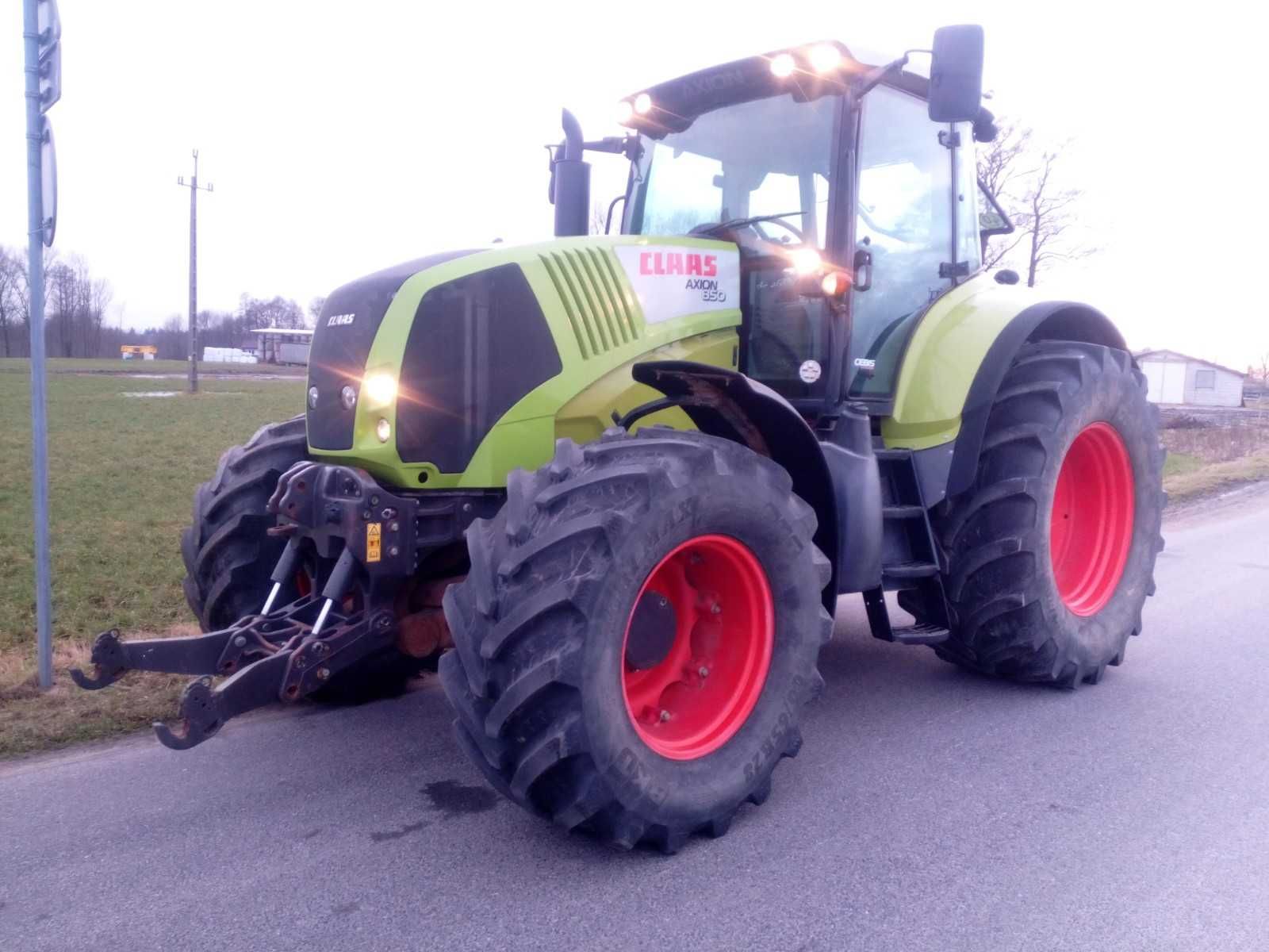 ciągnik rolniczy claas axion 850 z 2010r clas 250koni